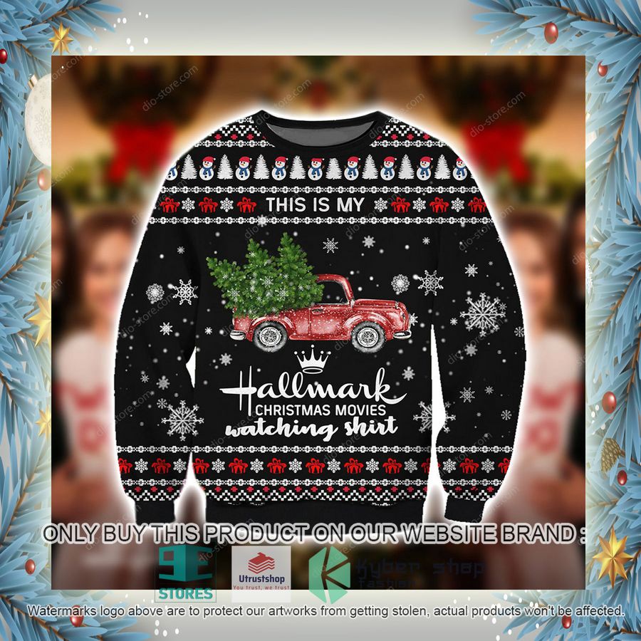 this is my hallmark christmas movies knitted wool sweater 4 73835