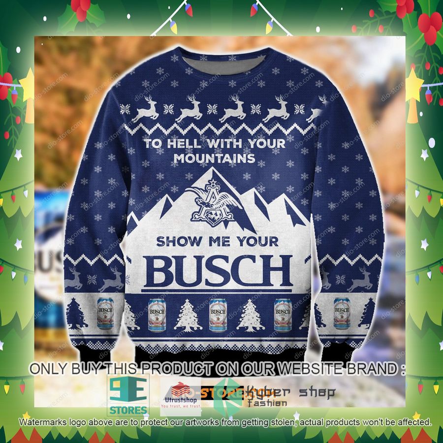 to hell with your mountains show me your busch knitted wool sweater 2 7344