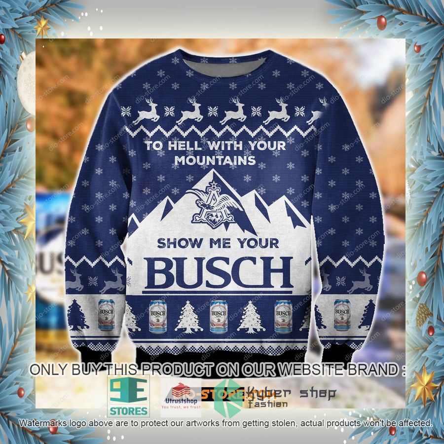 to hell with your mountains show me your busch knitted wool sweater 4 40135