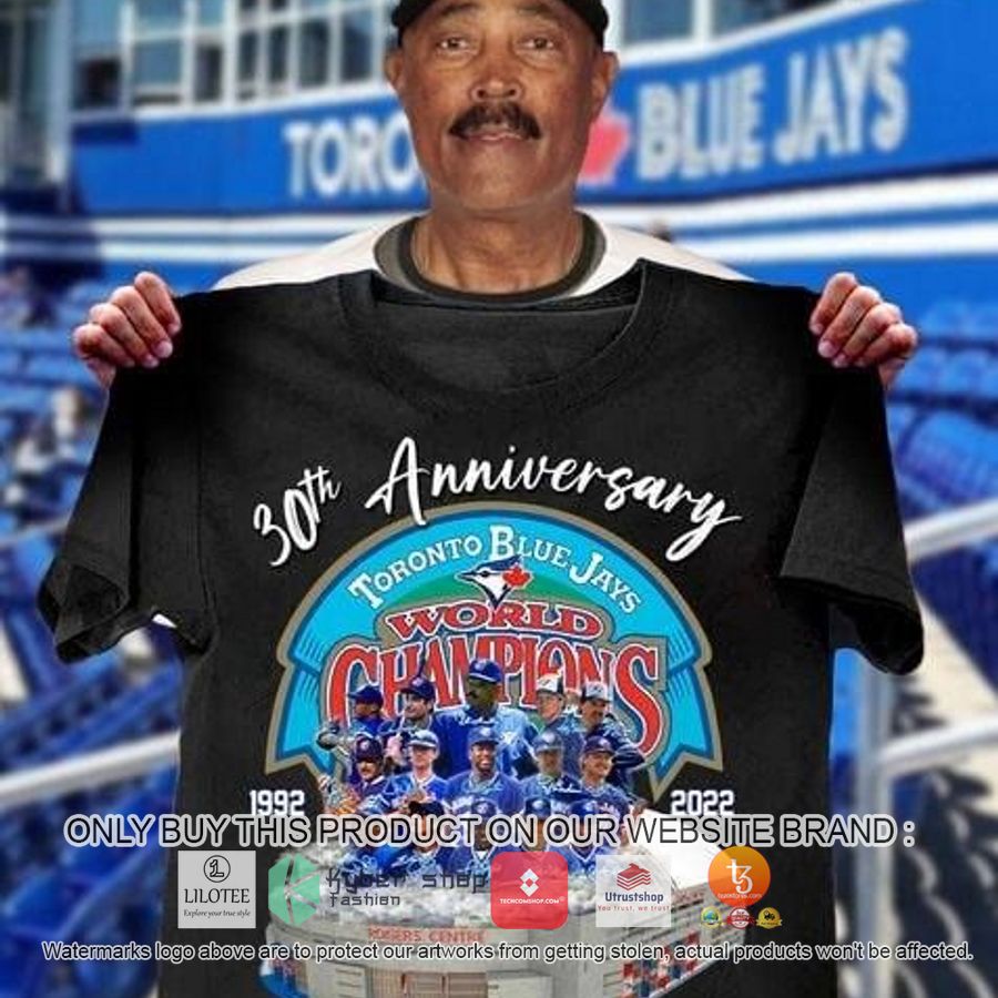 toronto blue jays 30th anniversary champions world series 1992 2d shirt hoodie 1 14308