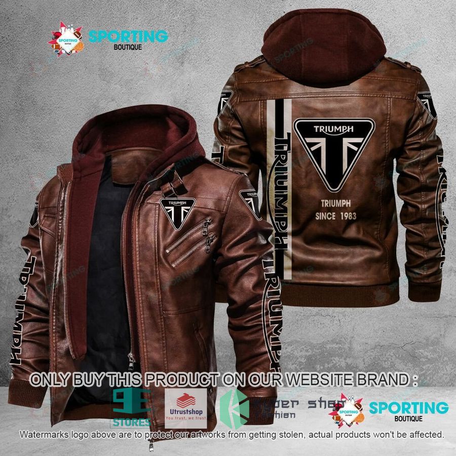 triumph since 1983 leather jacket 2 6314