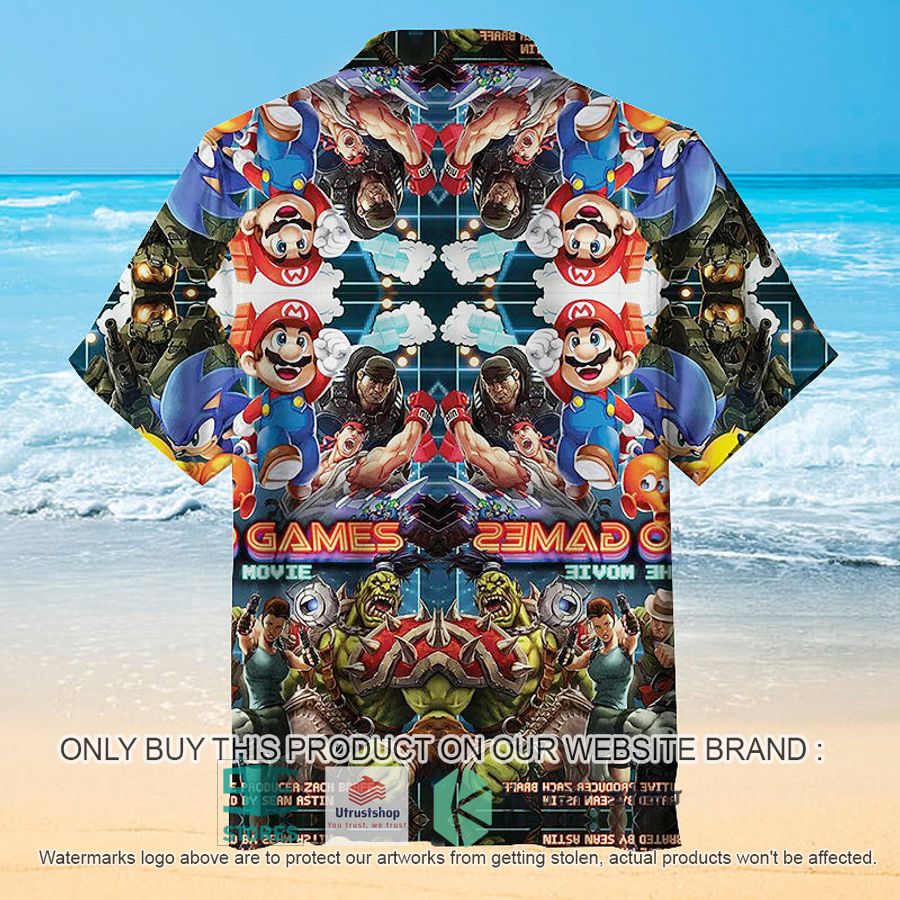 video games the movie hawaiian shirt 2 6074
