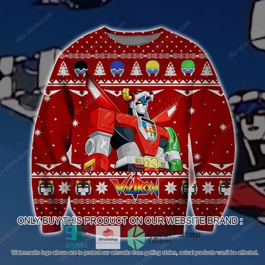voltron red knitted wool sweater 1 85867
