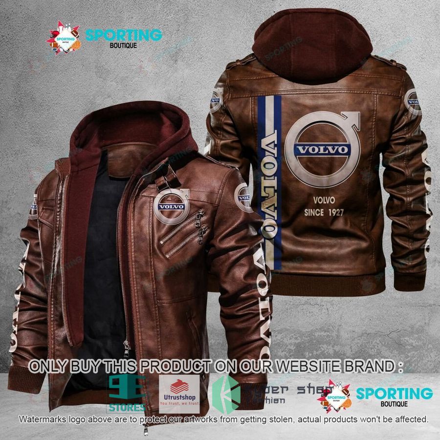 volvo since 1927 leather jacket 2 66847