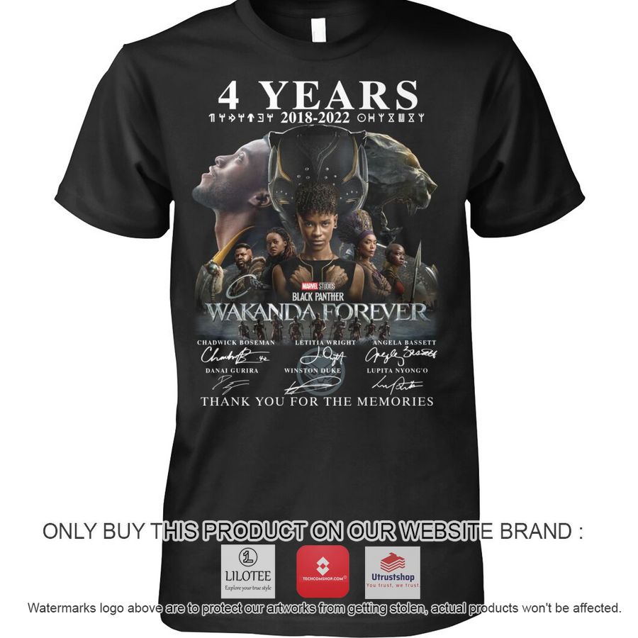 wakanda forever 4 years thank you for the memories 2d shirt hoodie 4 98745