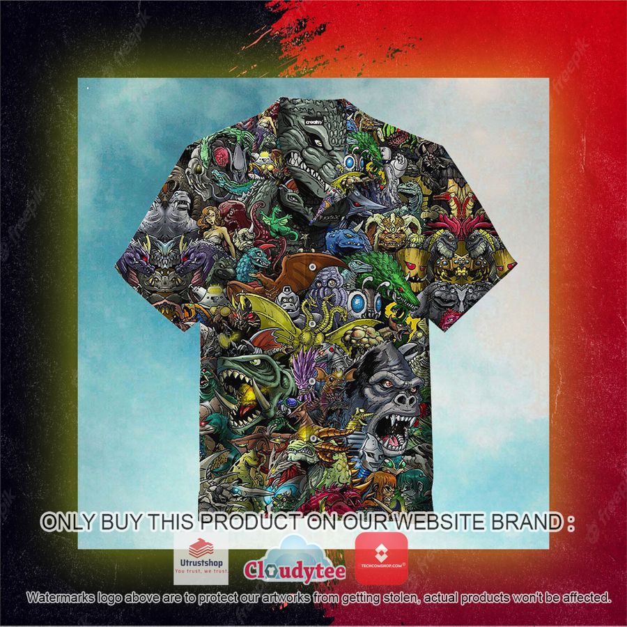 welcome to the world of godzilla hawaiian shirt 2 24268
