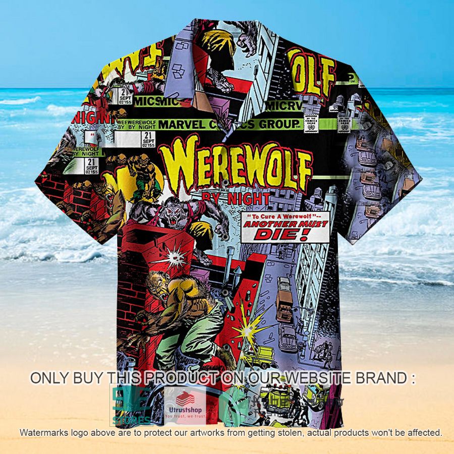 werewolf by night comic hawaiian shirt 1 62940