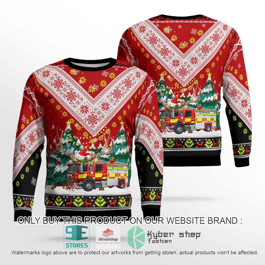 wiltshire fire and rescue service christmas sweater 1 5468