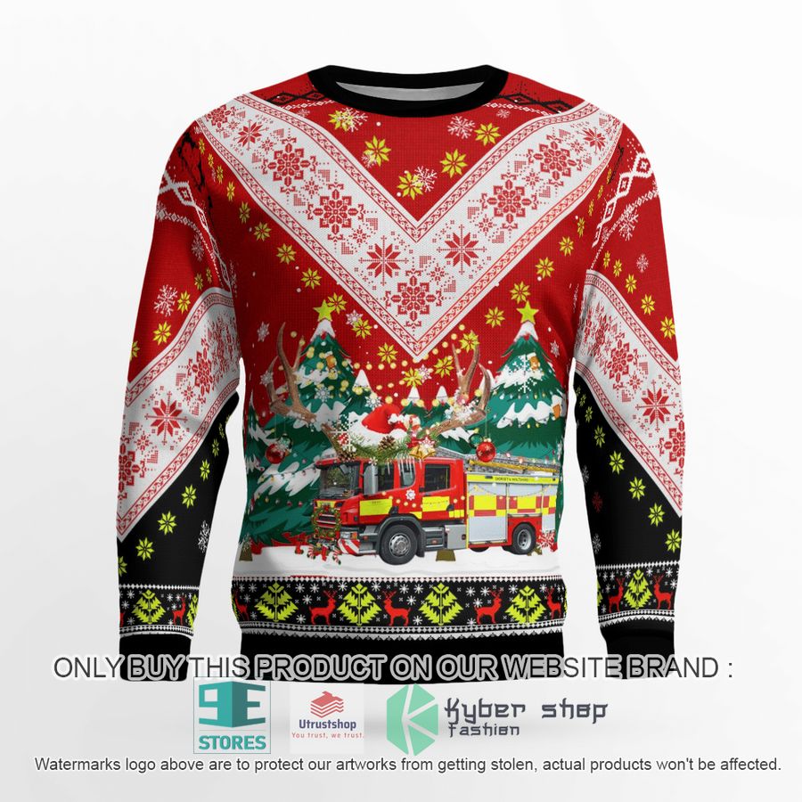 wiltshire fire and rescue service christmas sweater 2 54877