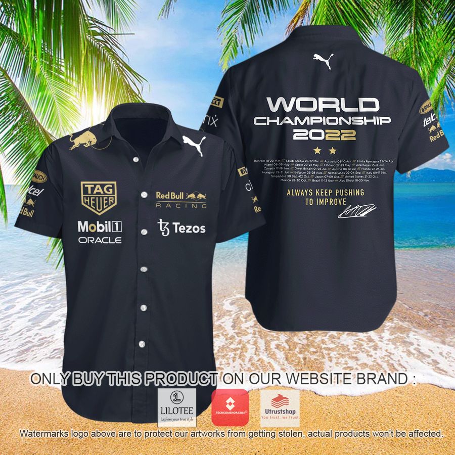 world championship 2022 always keep pushing to improve hawaiian shirt 1 47284