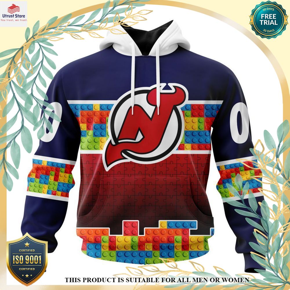 new new jersey devils autism awareness custom hoodie shirt 1