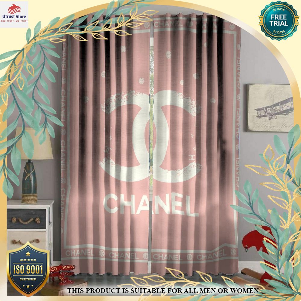 new chanel brand window curtain set 1