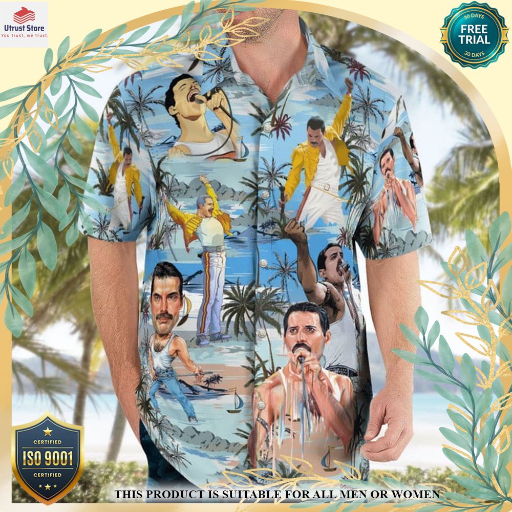 new freddie mercury hawaii shirt 2