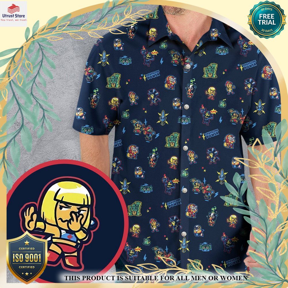 new masters of the universe pattern hawaii shirt 1