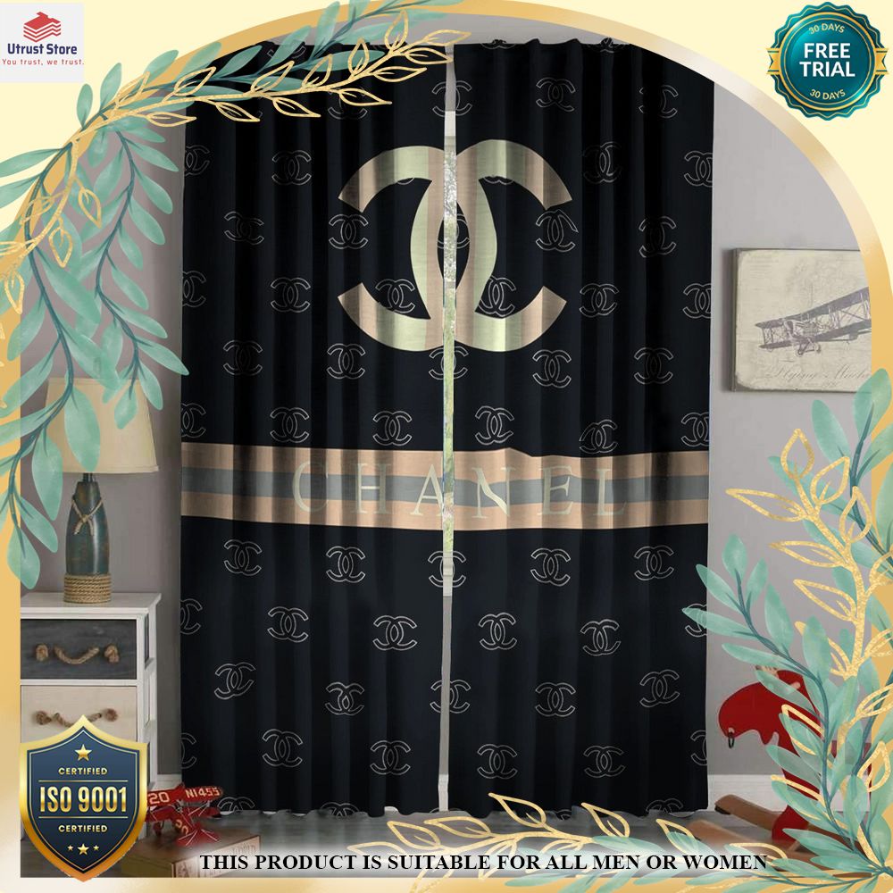 new chanel brand window curtains 1