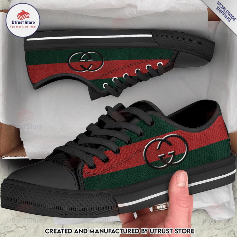 gucci brand low top canvas shoes 1 981