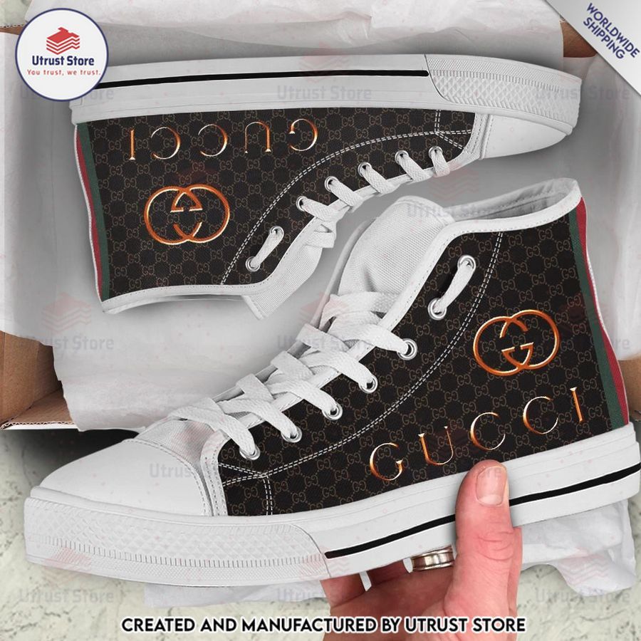gucci high top canvas shoes 1 585