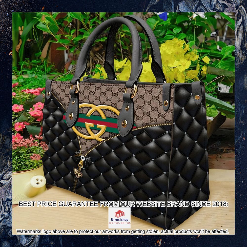 gucci logo leather handbag 1 168