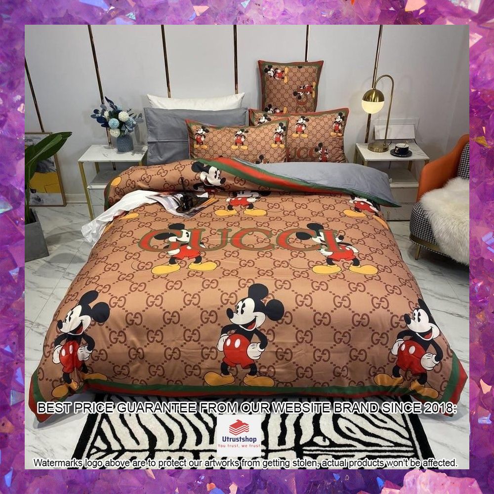 gucci mickey mouse bedding set 1 303