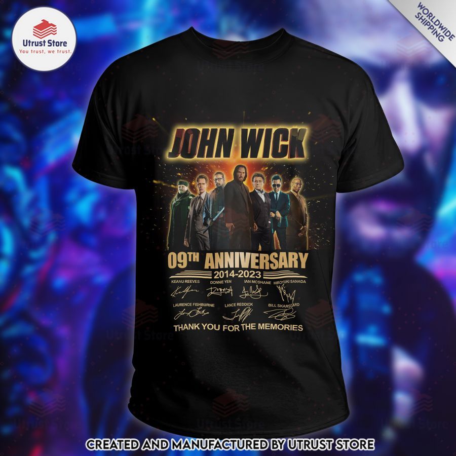john wick 4 thank you for the memories 9th anniversary t shirt 1 110