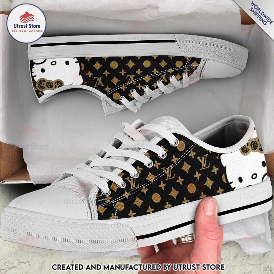 louis vuitton hello kitty low top canvas shoes 1 986