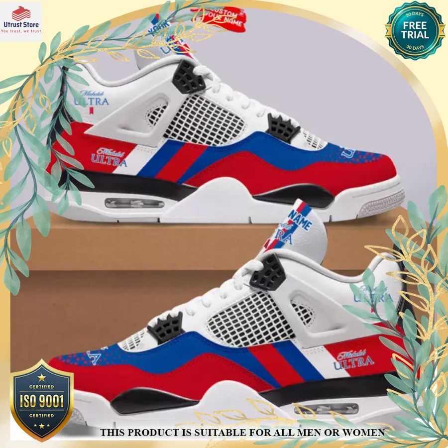 personalized michelob ultra air jordan 4 shoes 1 101
