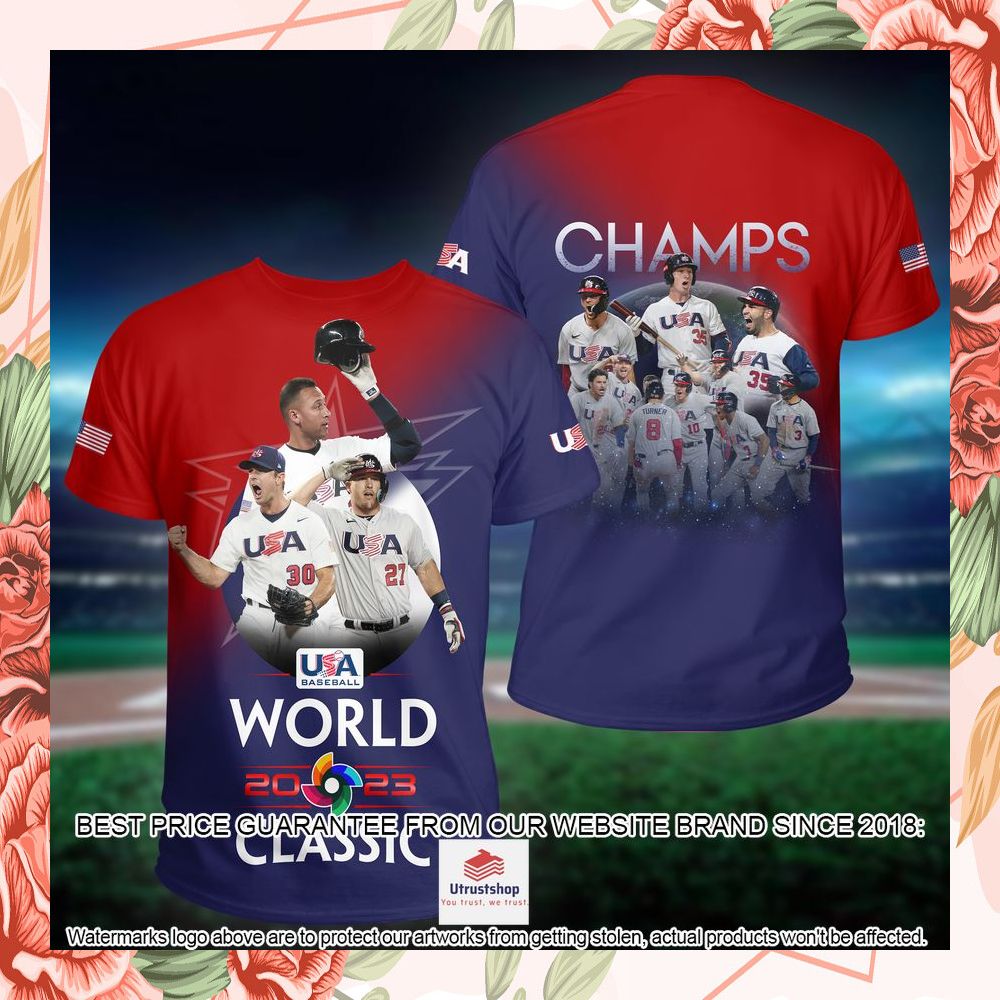 usa baseball world 2023 classic champions t shirt 1 201