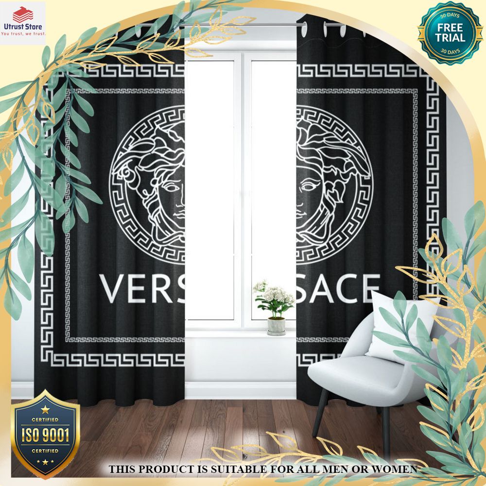 new versace brand window curtain set 1