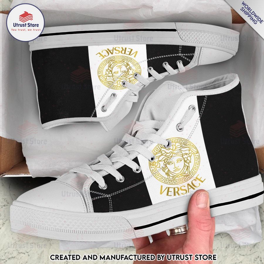 versace brand high top canvas shoes 1 381