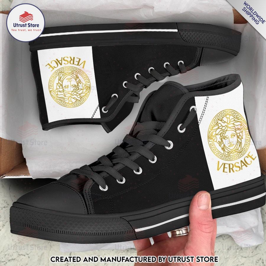 versace high top canvas shoes 1 621
