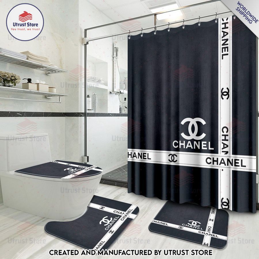 chanel shower curtain set 1 383