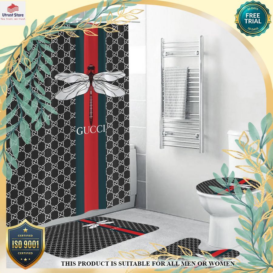 gucci dragonfly shower curtain set 1 809
