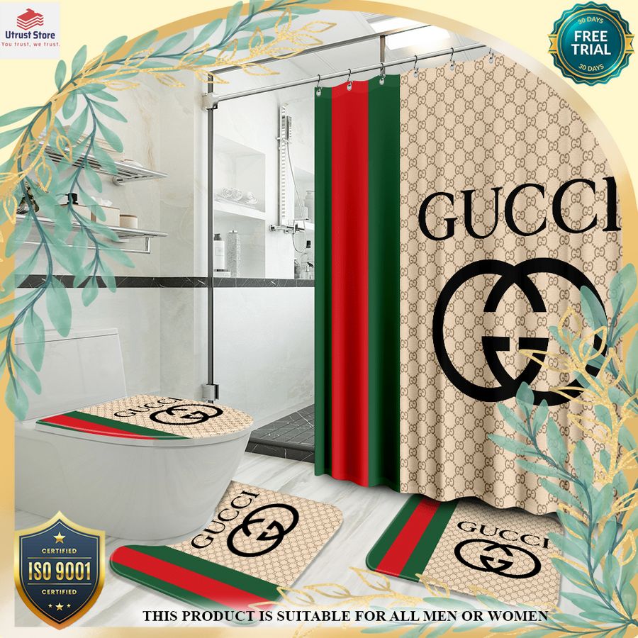 gucci gc logo shower curtain set 1 20