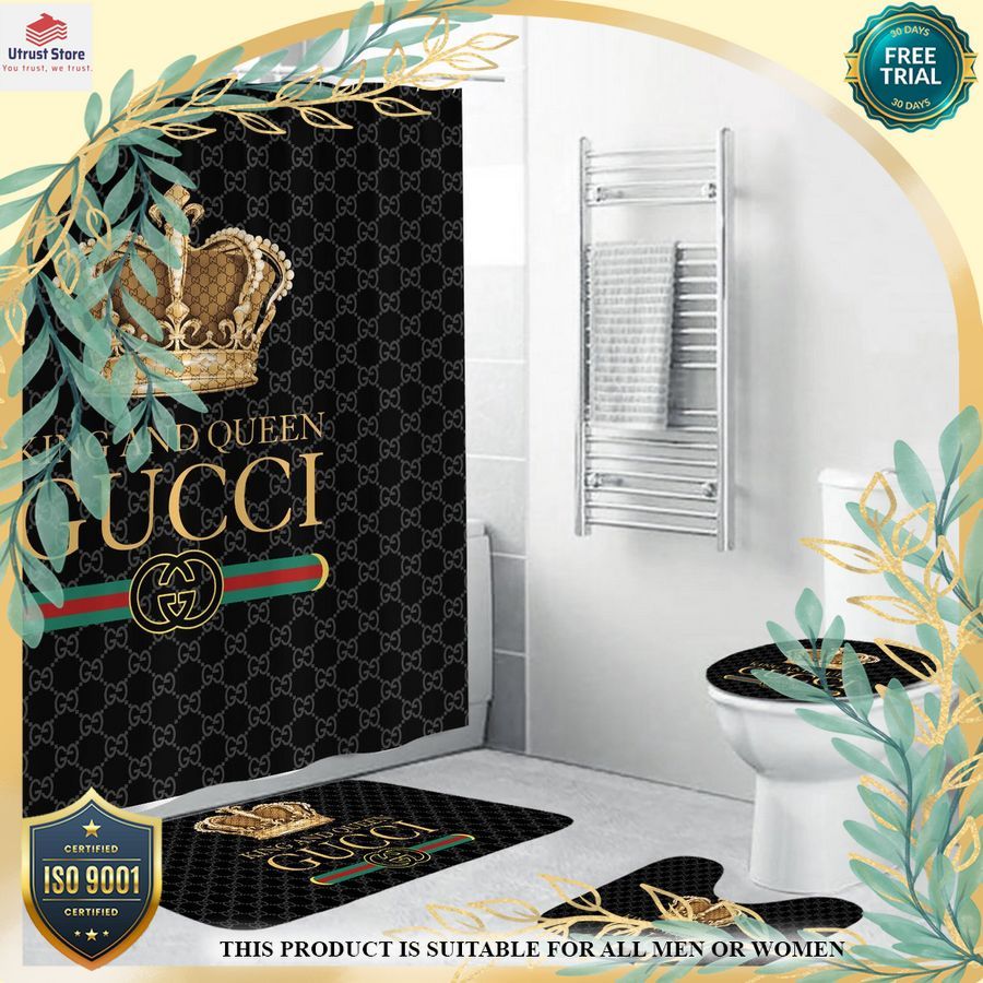 gucci king and queen shower curtain set 1 760
